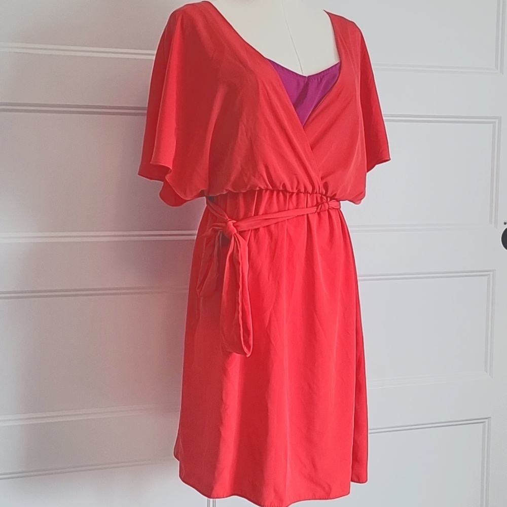 MSK Vibrant Red Dress - Picture 1 of 6